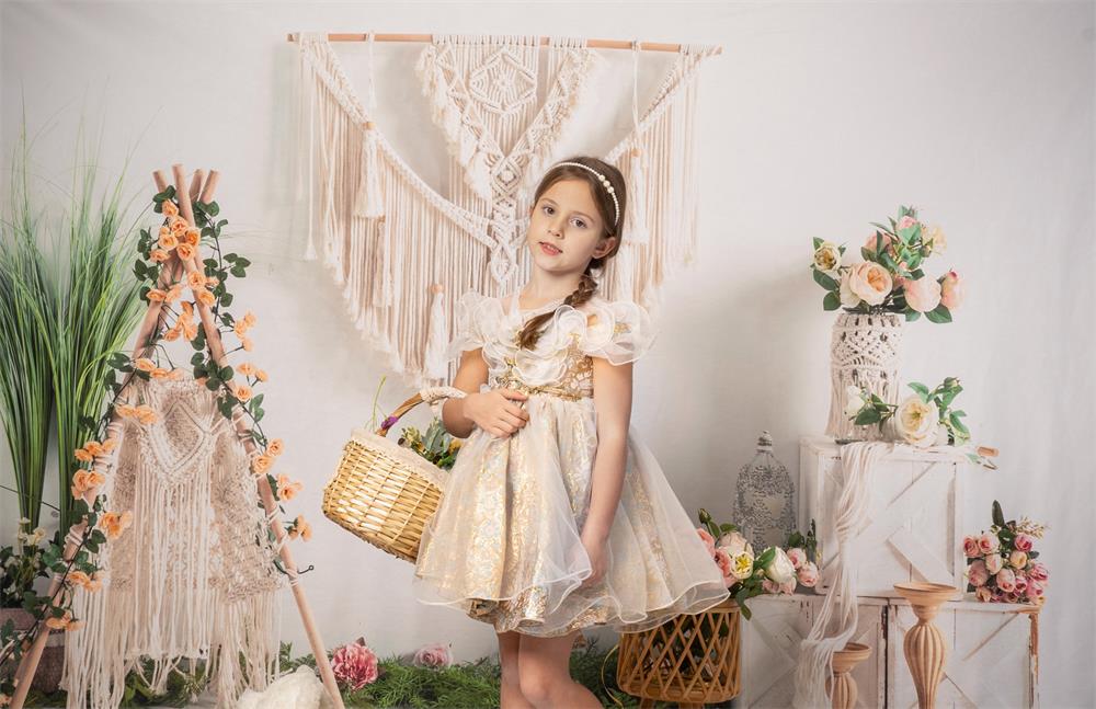 Kate Frühling Boho Blume Zelt Backdrop von Emetselch - Kate Backdrop.de
