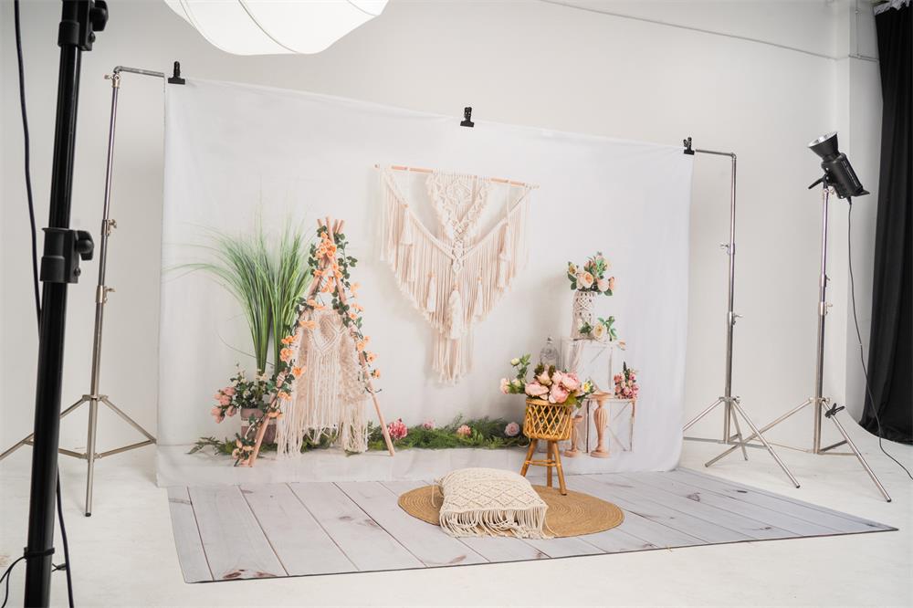 Kate Frühling Boho Blume Zelt Backdrop von Emetselch - Kate Backdrop.de