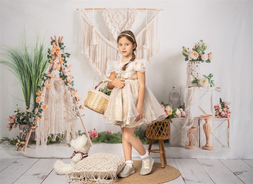 Kate Frühling Boho Blume Zelt Backdrop von Emetselch - Kate Backdrop.de