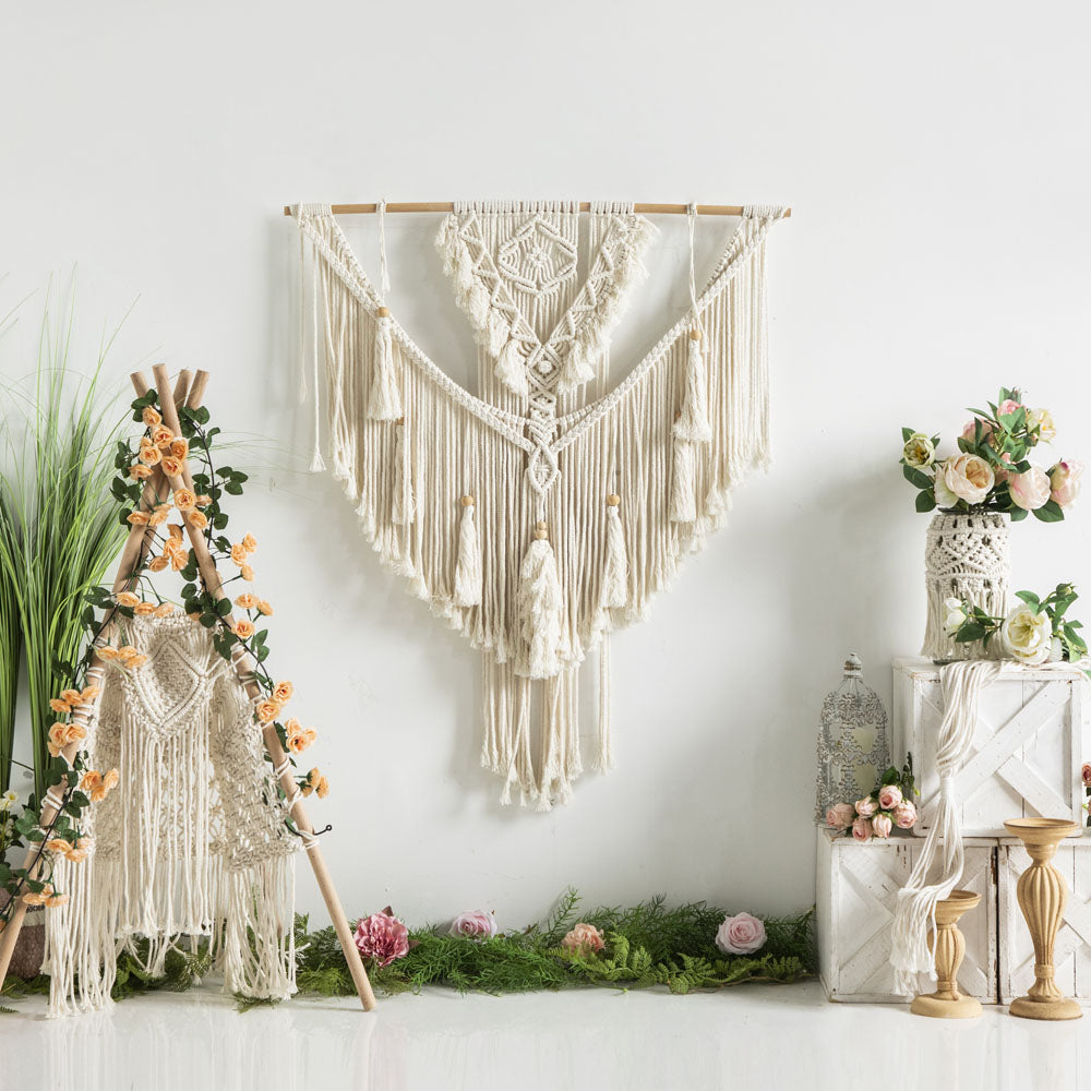 Kate Frühling Boho Blume Zelt Backdrop von Emetselch - Kate Backdrop.de