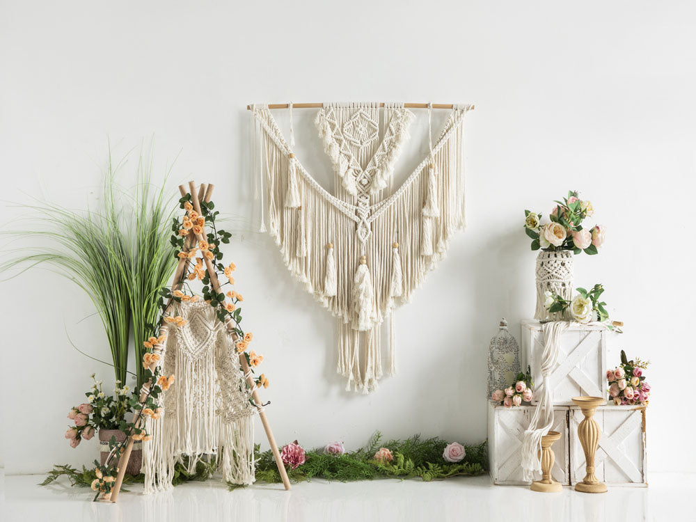 Kate Frühling Boho Blume Zelt Backdrop von Emetselch - Kate Backdrop.de