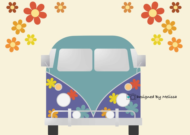 Kate Blaue Blume Van Kulisse von Melissa King - Kate Backdrop.de