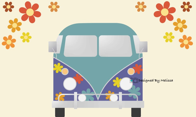 Kate Blaue Blume Van Kulisse von Melissa King - Kate Backdrop.de