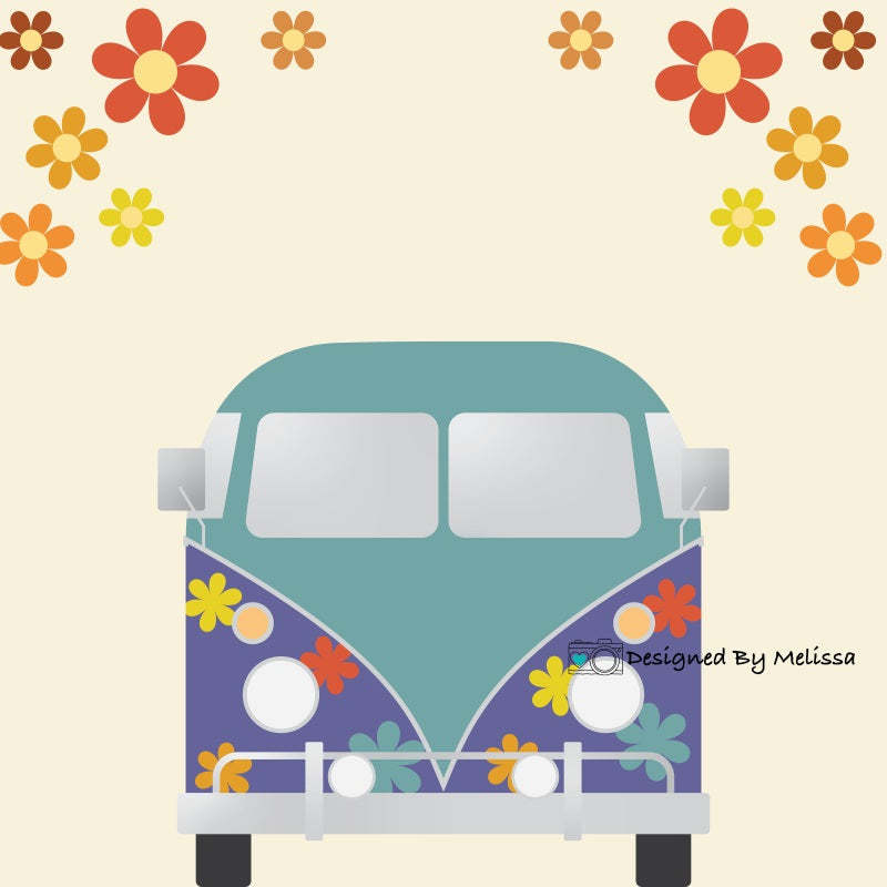 Kate Blaue Blume Van Kulisse von Melissa King - Kate Backdrop.de