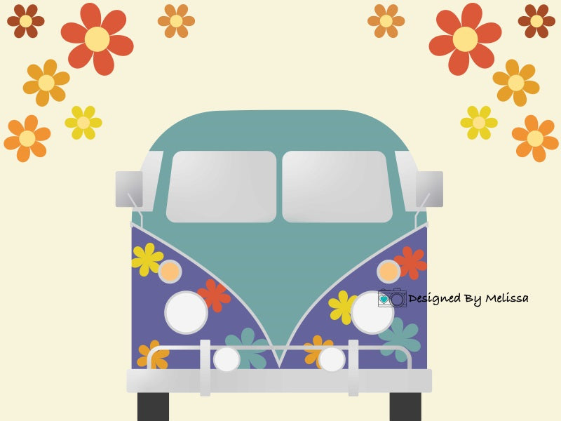 Kate Blaue Blume Van Kulisse von Melissa King - Kate Backdrop.de