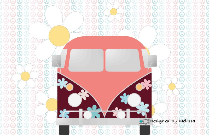 Kate Groovy Peace Kulisse von Melissa King - Kate Backdrop.de