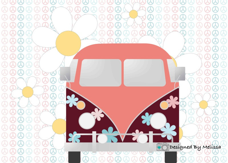 Kate Groovy Peace Kulisse von Melissa King - Kate Backdrop.de