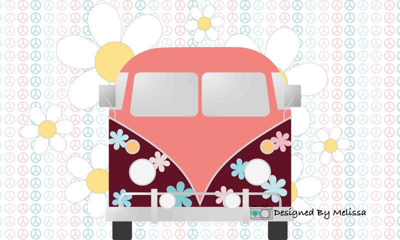 Kate Groovy Peace Kulisse von Melissa King - Kate Backdrop.de