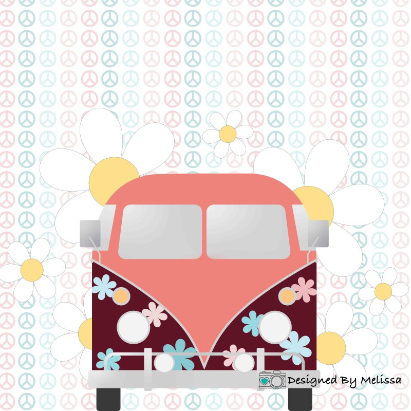 Kate Groovy Peace Kulisse von Melissa King - Kate Backdrop.de