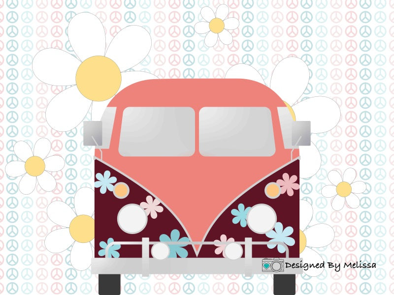 Kate Groovy Peace Kulisse von Melissa King - Kate Backdrop.de