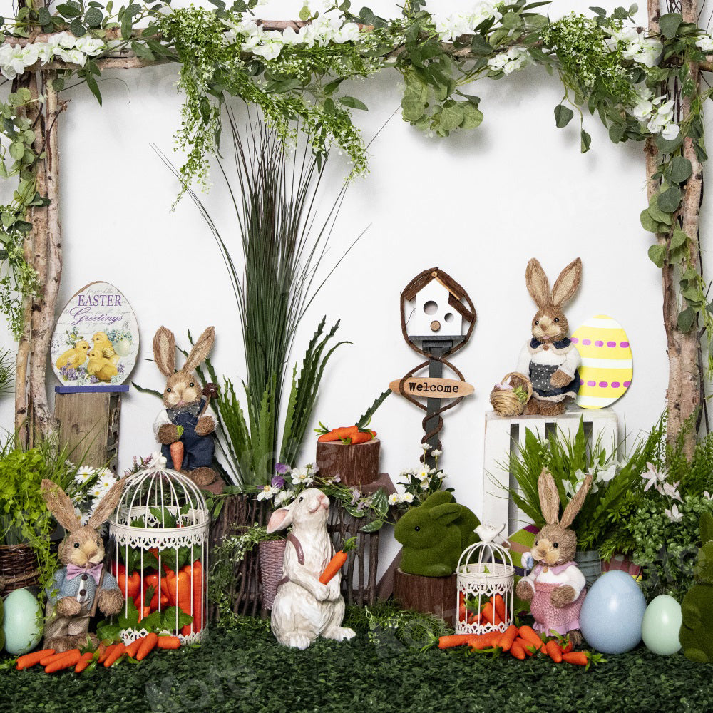 Kate Ostern Hase Dschungel Hintergrund für die Fotografie