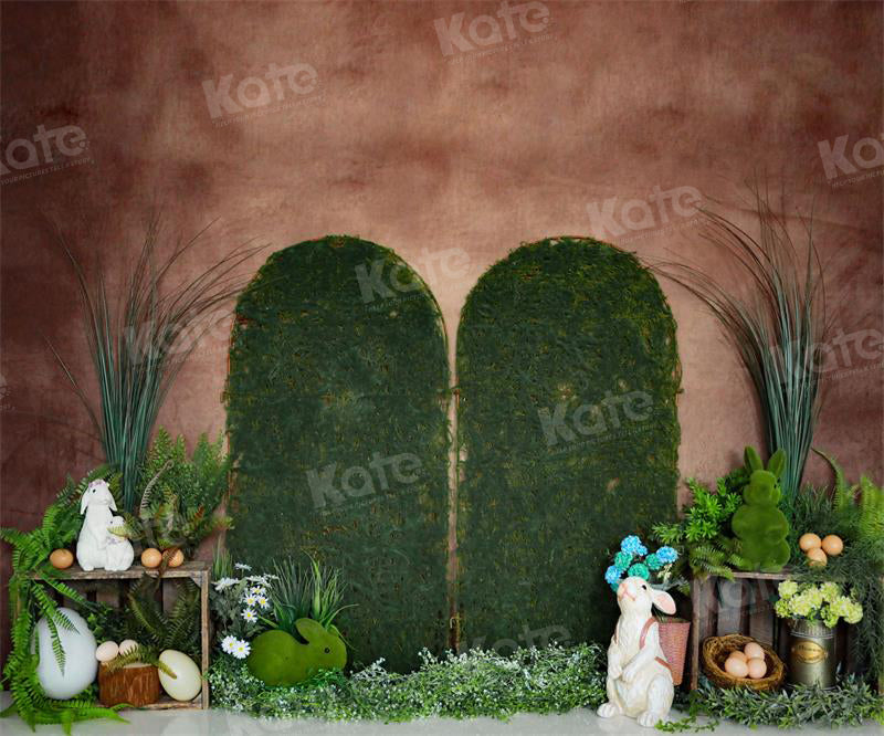 Kate Ostern Kaninchen Gras Kulisse für Fotografie - Kate Backdrop.de
