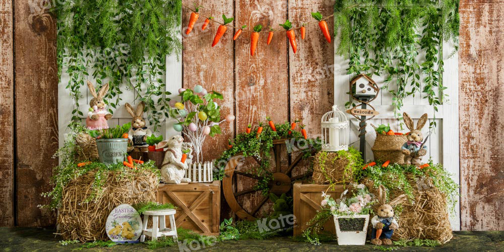 Kate Frühling Ostern Scheune Hase Hintergrund von Emetselch - Kate Backdrop.de
