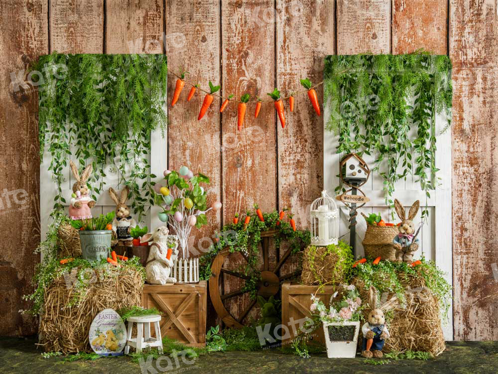 Kate Frühling Ostern Scheune Hase Hintergrund von Emetselch - Kate Backdrop.de