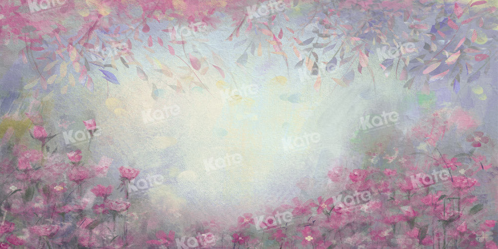 Kate Fine Art Hand gemalt lila florale Hintergrund von GQ - Kate Backdrop.de