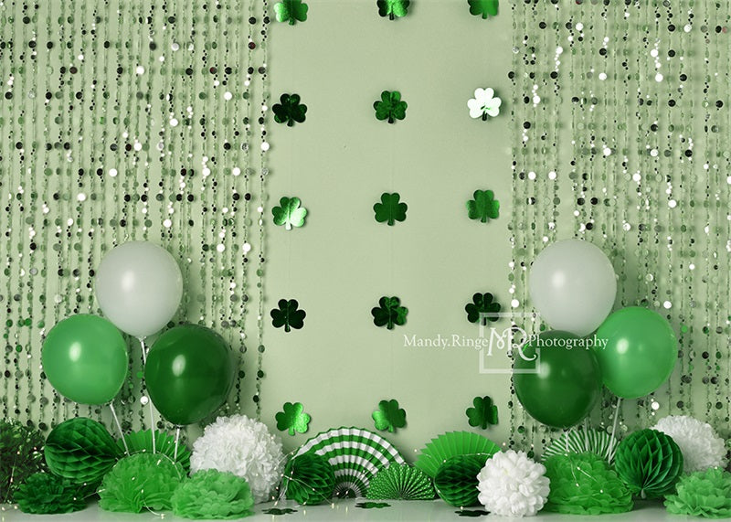 Kate St. Patrick's Day Kleeblatt Party Kulisse von Mandy Ringe Photography - Kate Backdrop.de