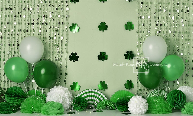 Kate St. Patrick's Day Kleeblatt Party Kulisse von Mandy Ringe Photography - Kate Backdrop.de