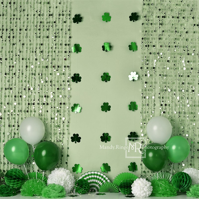 Kate St. Patrick's Day Kleeblatt Party Kulisse von Mandy Ringe Photography - Kate Backdrop.de