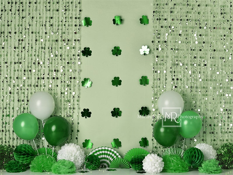 Kate St. Patrick's Day Kleeblatt Party Kulisse von Mandy Ringe Photography - Kate Backdrop.de