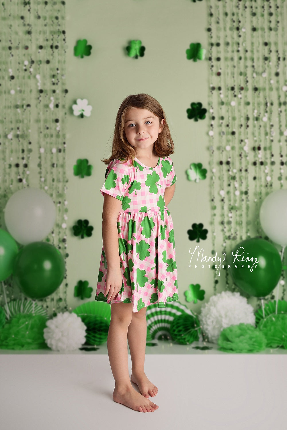 Kate St. Patrick's Day Kleeblatt Party Kulisse von Mandy Ringe Photography - Kate Backdrop.de