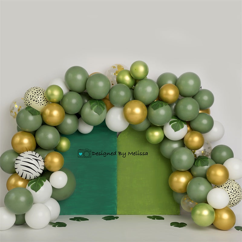 Kate Dschungel Greens Luftballons Kulisse von Melissa King