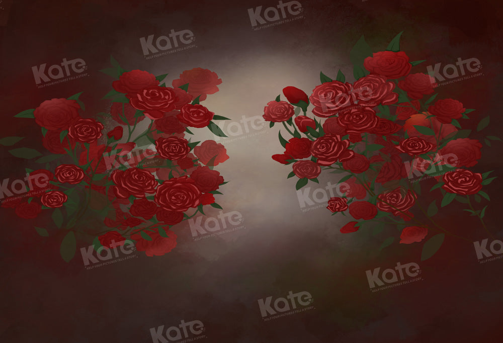 Kate Rote Rose Fine Art Hintergrund von GQ - Kate Backdrop.de