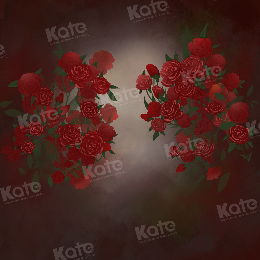 Kate Rote Rose Fine Art Hintergrund von GQ - Kate Backdrop.de