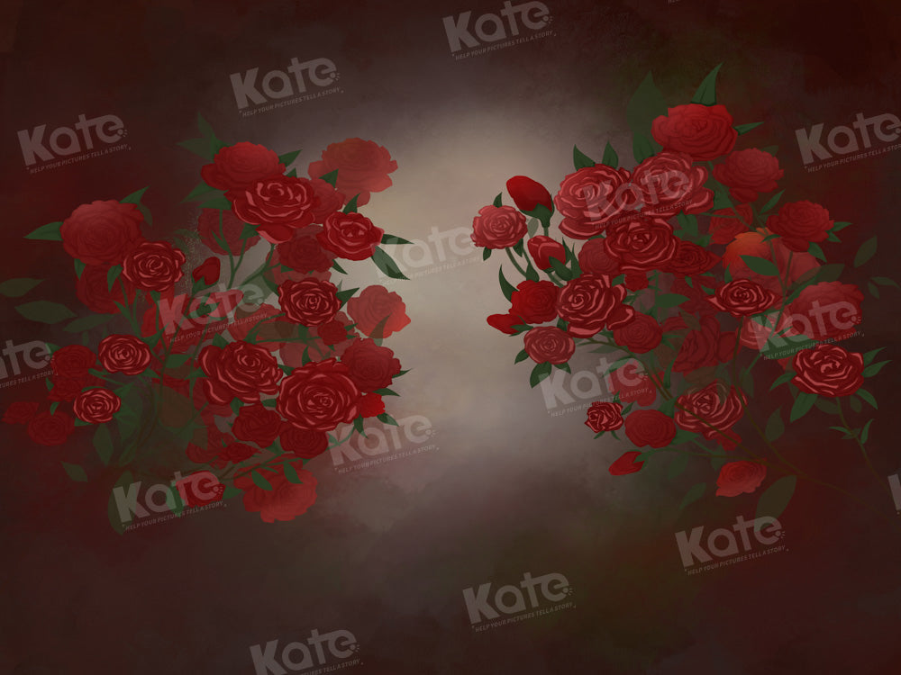 Kate Rote Rose Fine Art Hintergrund von GQ - Kate Backdrop.de