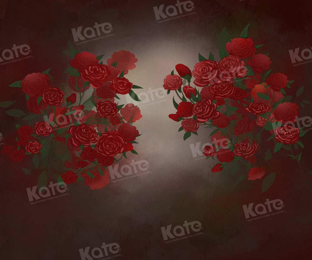 Kate Rote Rose Fine Art Hintergrund von GQ - Kate Backdrop.de