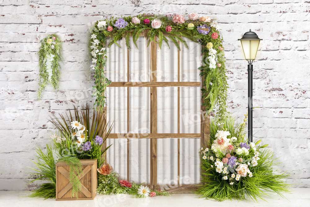 Kate Spring Garden Fensterhintergrund von Emetselch - Kate Backdrop.de