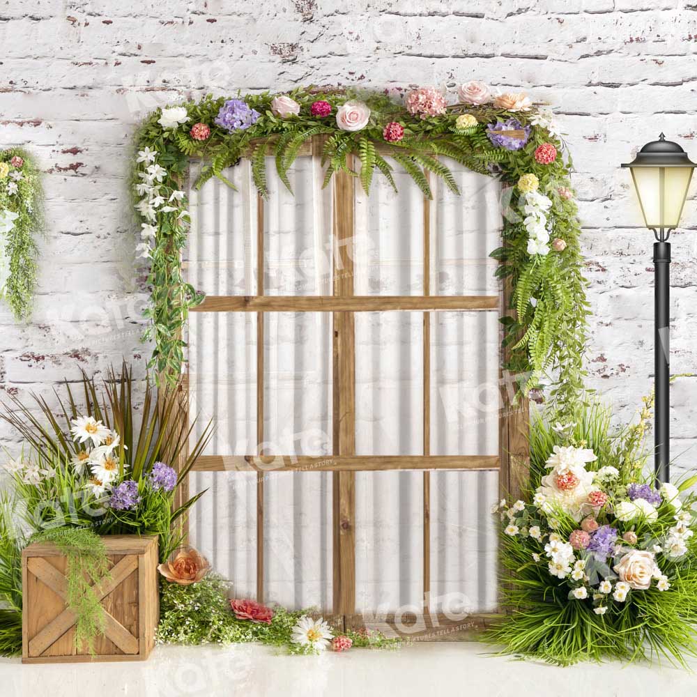 Kate Spring Garden Fensterhintergrund von Emetselch - Kate Backdrop.de