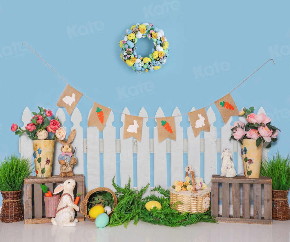 Kate Osterhase Eier Garten Kulisse für Fotografie - Kate Backdrop.de