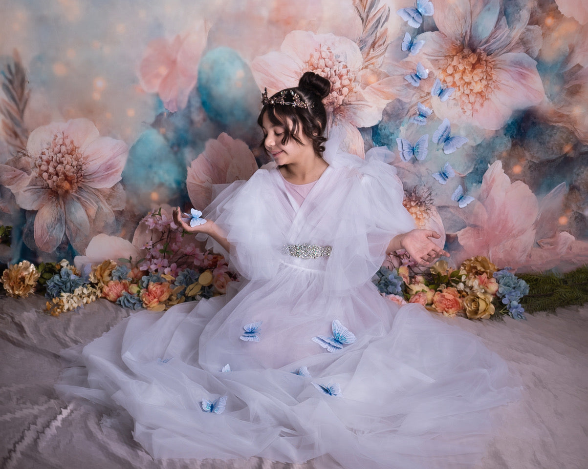 Kate Frühling Fine Art Malerei blühende Blume Hintergrund für die Fotografie - Kate Backdrop.de