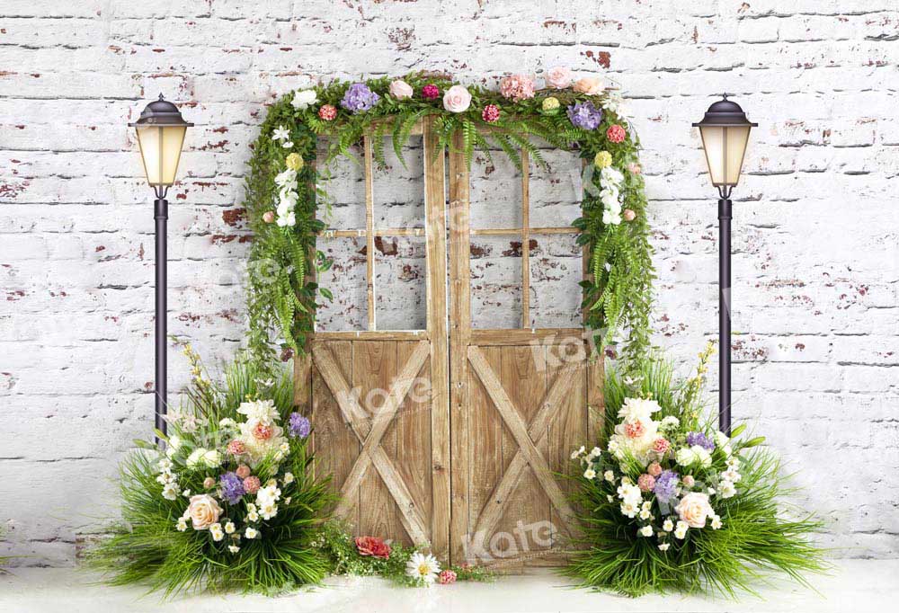 Kate Frühling Tür Pflanzen Hintergrund von Emetselch - Kate Backdrop.de