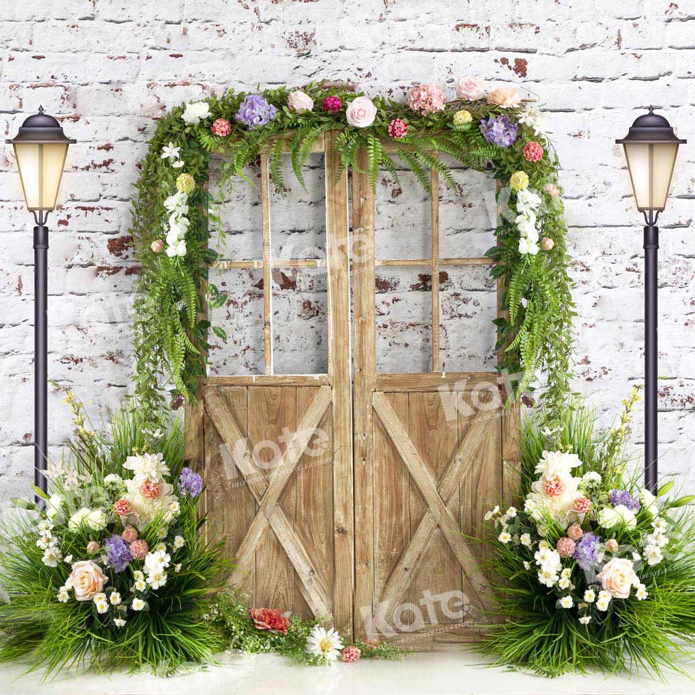 Kate Frühling Tür Pflanzen Hintergrund von Emetselch - Kate Backdrop.de