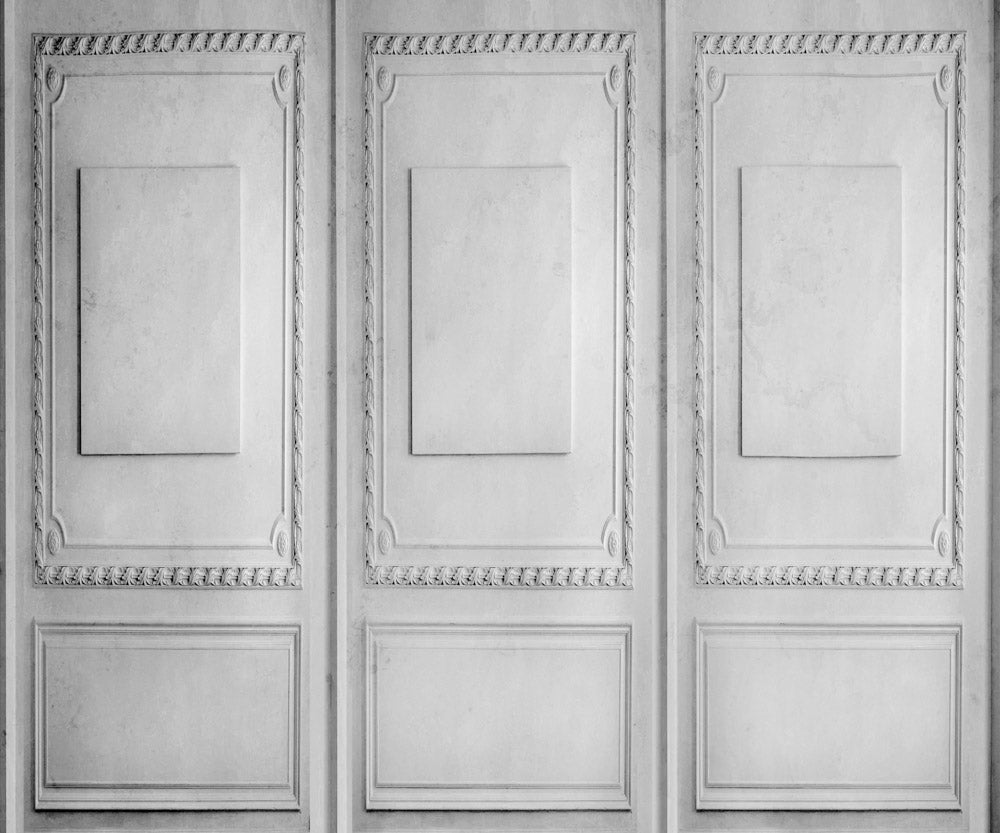 Kate Retro Wall Weiß Grau Hintergrund von Kate - Kate Backdrop.de