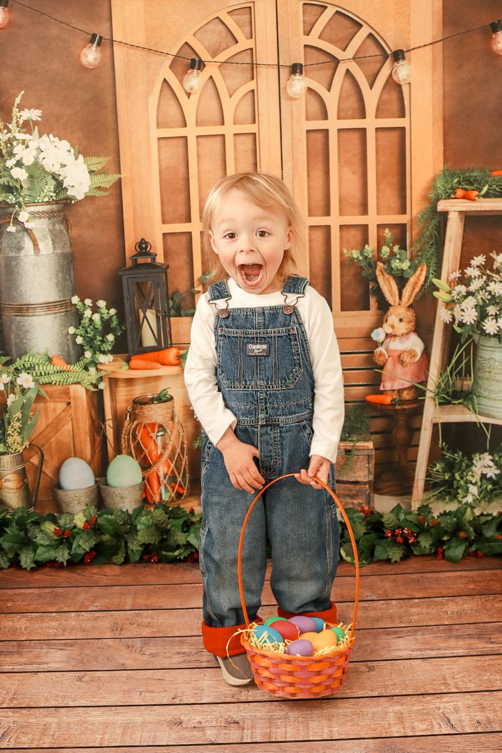 Kate Osterhase Brauner Türhintergrund für Fotografie - Kate Backdrop.de