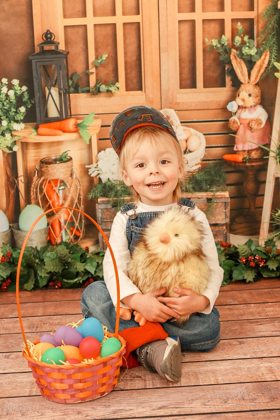 Kate Osterhase Brauner Türhintergrund für Fotografie - Kate Backdrop.de