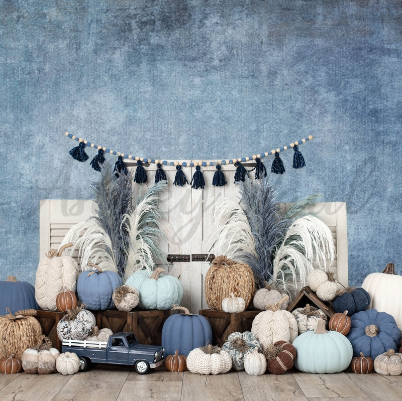 Kate Boho Kürbis Hintergrund von Ashley Paul - Kate Backdrop.de