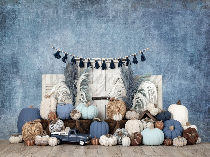 Kate Boho Kürbis Hintergrund von Ashley Paul - Kate Backdrop.de
