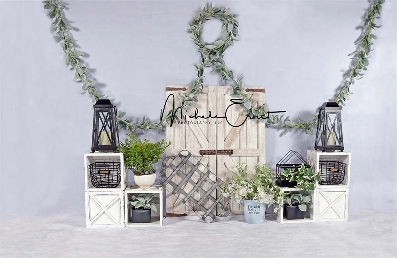 Kate Weißer Bauernhof-Hintergrund von Michele Ernst - Kate Backdrop.de