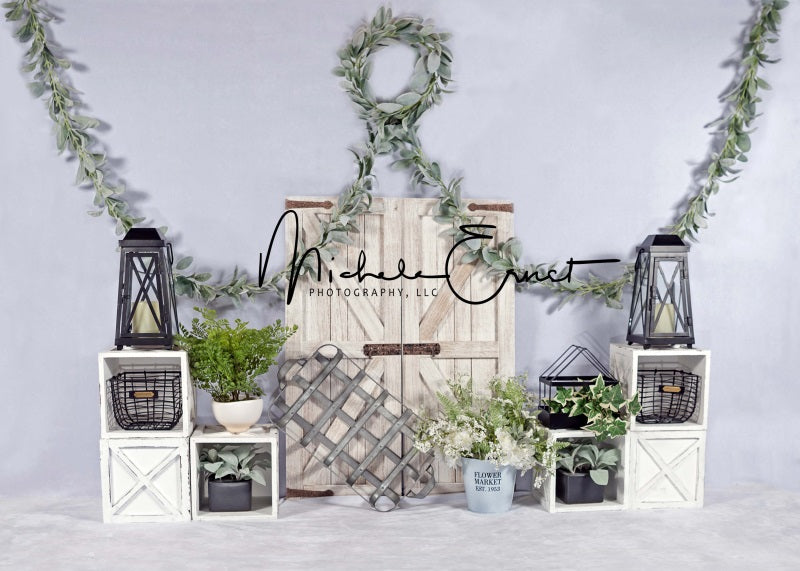 Kate Weißer Bauernhof-Hintergrund von Michele Ernst - Kate Backdrop.de