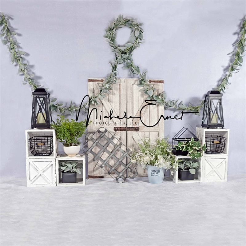 Kate Weißer Bauernhof-Hintergrund von Michele Ernst - Kate Backdrop.de