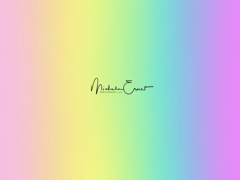 Kate Regenbogen-Sherbert-Kulisse von Michele Ernst - Kate Backdrop.de