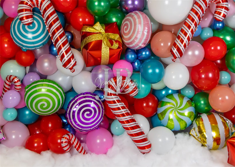 Kate Weihnachten Ballon Wandhintergrund von JB Fotografie - Kate Backdrop.de