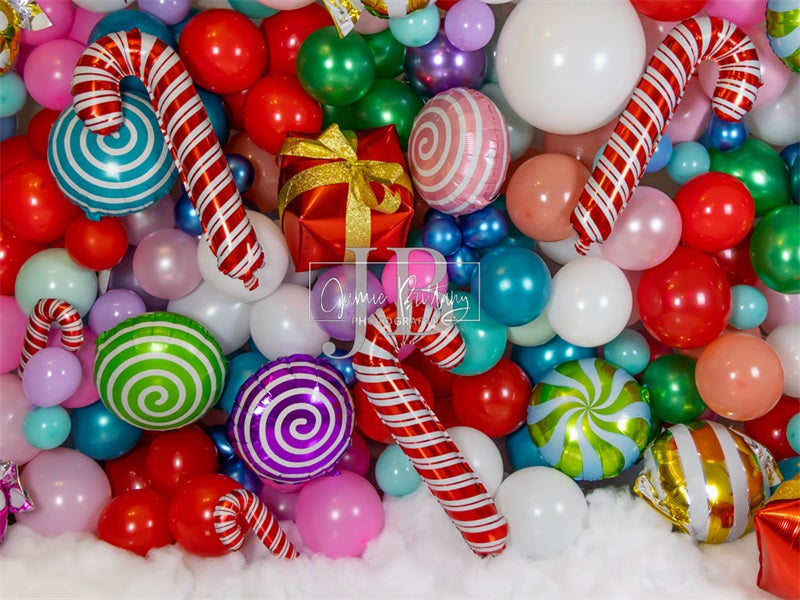 Kate Weihnachten Ballon Wandhintergrund von JB Fotografie - Kate Backdrop.de