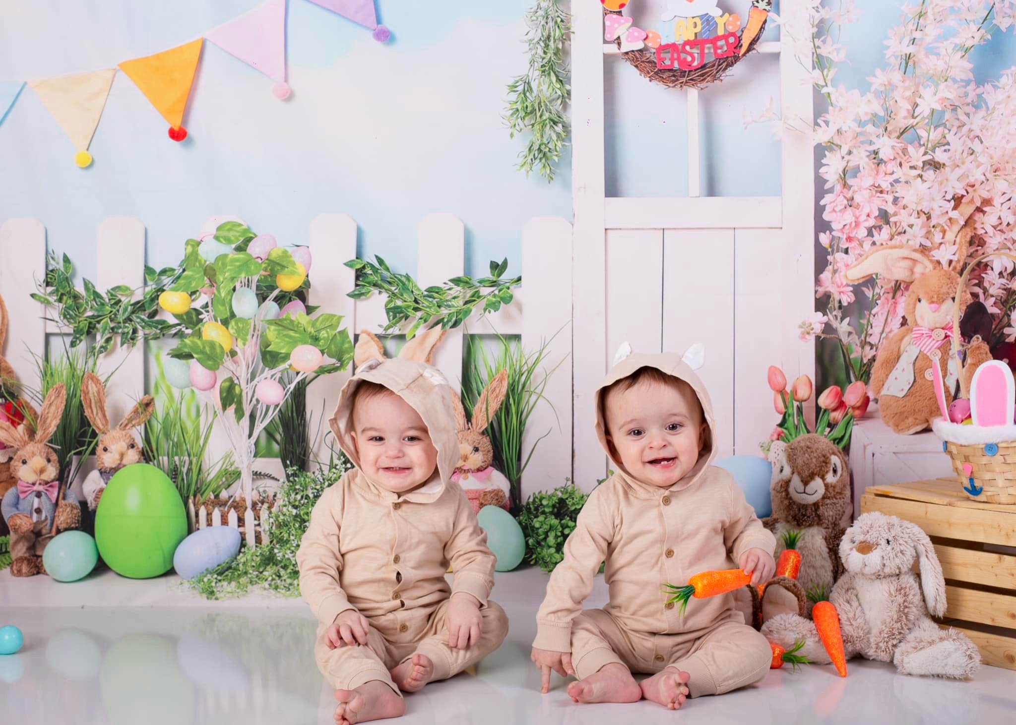 Kate Osterhase Garten Kulisse für Fotografie - Kate Backdrop.de