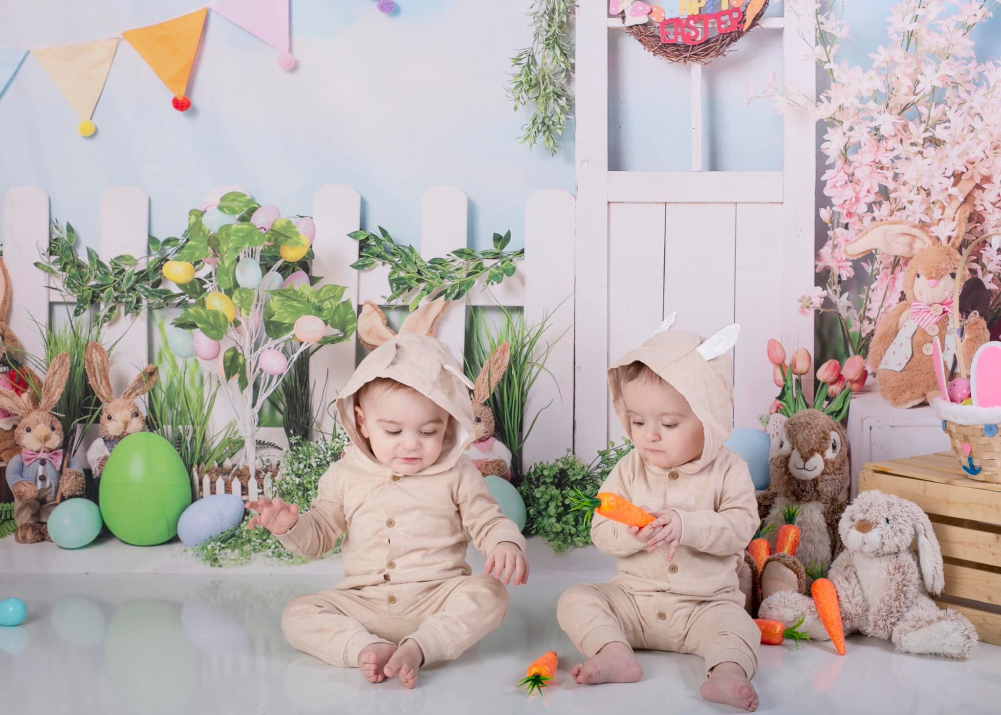 Kate Osterhase Garten Kulisse für Fotografie - Kate Backdrop.de