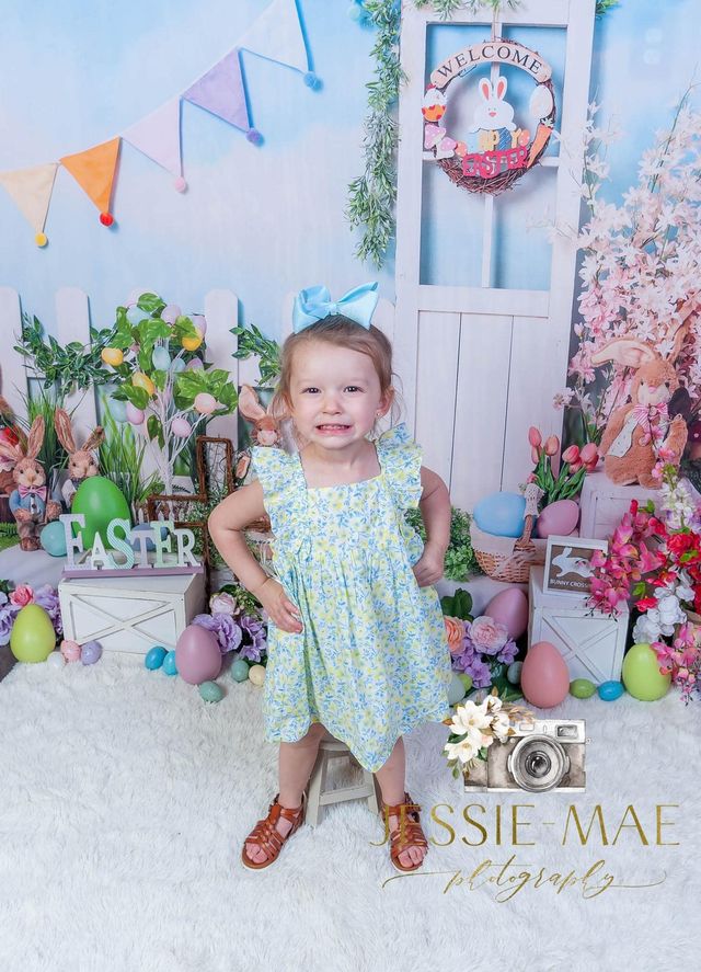 Kate Osterhase Garten Kulisse für Fotografie - Kate Backdrop.de