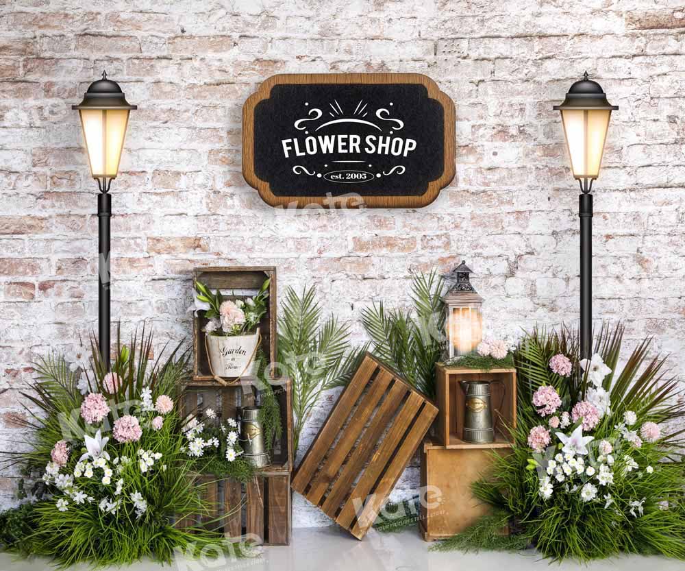 Kate Frühling Blumengeschäft Hintergrund von Emetselch - Kate Backdrop.de